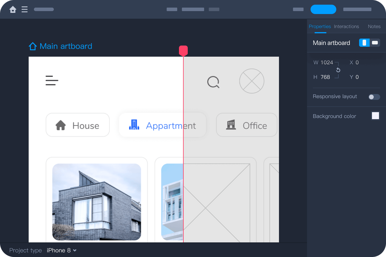 Going from low-fidelity to high-fidelity prototype using Mockplus RP